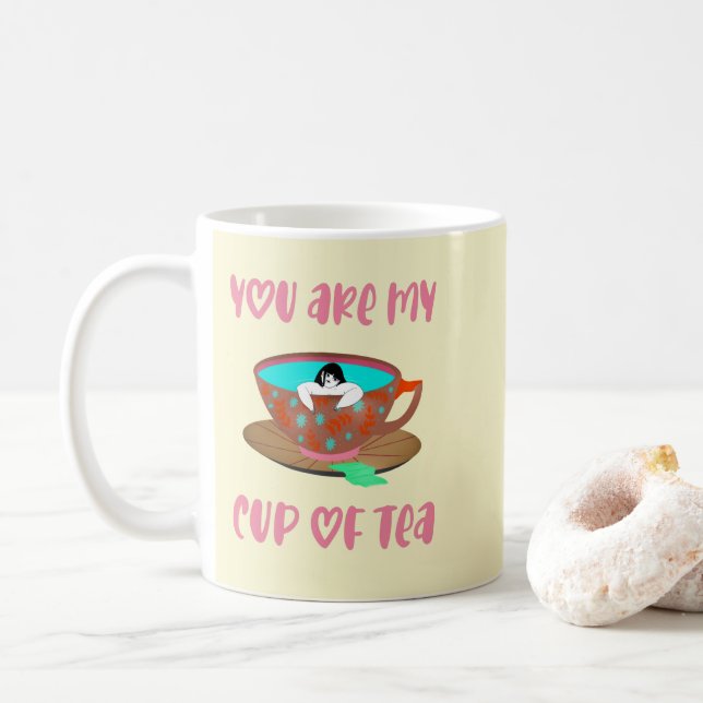 Funny Cute Tea Kaffemugg (Med munk)