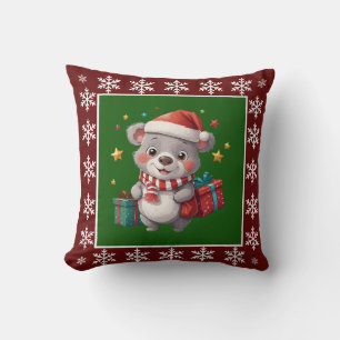 Funny Cute Trendig Snyggt Elegant Jultomten Kudde
