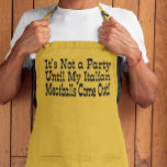 Funny Cute Unika italienska köttbollar Apron Förkläde<br><div class="desc">Få party att börja i köket eller vid BBQ med superskojet "Det är inte ett Party förrän mina italienska köttbullar Kom ut!", förkläde! Vare sig du är grillmästare, en kryddad kock eller bara någon som vet hur man gör ett ingrepp i en utsökt rätt, är den här plattan perfekten blandning...</div>
