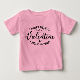 Funny Cute Valentine Baby Unisex Rosa T Shirt