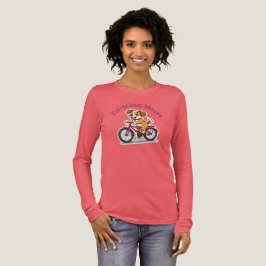 **Funny Cycling Dog – Cute Dog Riding a Bicycle Il T Shirt