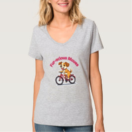 **Funny Cycling Dog – Cute Dog Riding a Bicycle Il T Shirt