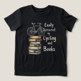 Funny Cycling och Bokar Älskare-citat T Shirt