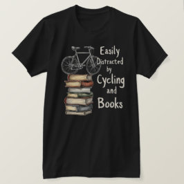 Funny Cycling och Bokar Älskare-citat T Shirt