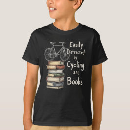 Funny Cycling och Bokar Älskare-citat T Shirt