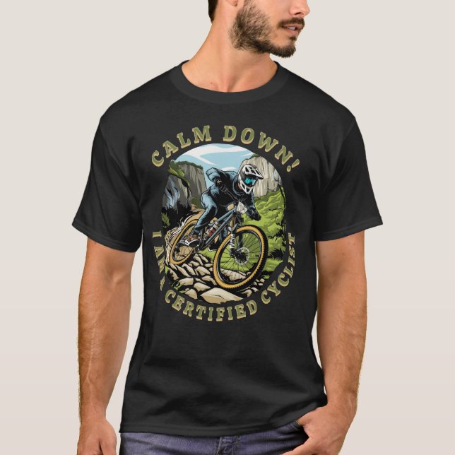 Funny Cycling T Shirt (Framsida)