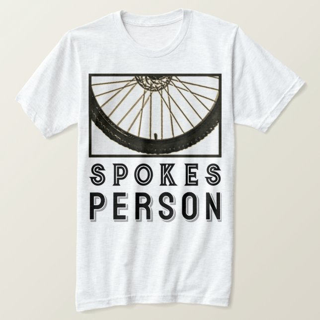 Funny Cyclist T Shirt (Design framsida)