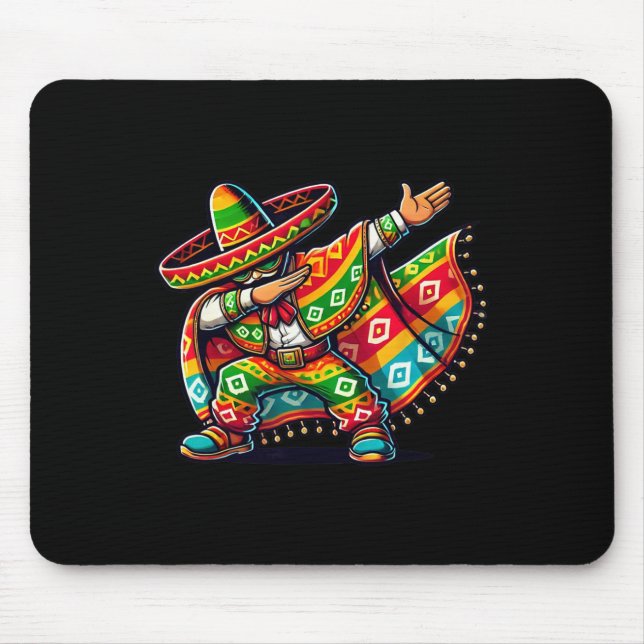 Funny Dabbing Boys Mexican Poncho Cinco De Mayo Musmatta (Framsidan)
