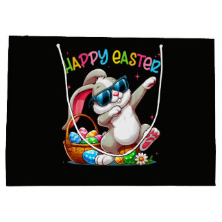 Funny Dabbing Bunny Easter Happy Easter