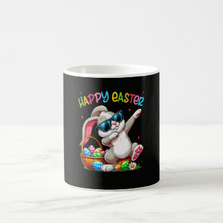 Funny Dabbing Bunny Easter Happy Easter Kaffemugg