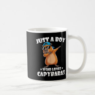 Funny Dabbing Capybara Wearing Hat Animal Lover Ki Kaffemugg