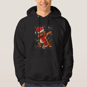 Funny Dabbing Cat Ugly jul Sweater Party Cos Hoodie