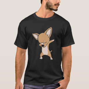 Funny Dabbing Chihuahua Kort Hved Hund Dab Dance T Shirt