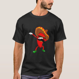 Funny Dabbing Chili Mexican Pepper Dab Gift Cute M T Shirt