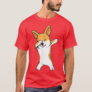 Funny Dabbing Corgi hund Dab Dance T-Shirt