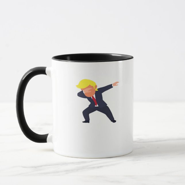Funny Dabbing Design Classic Mugg (Vänster)