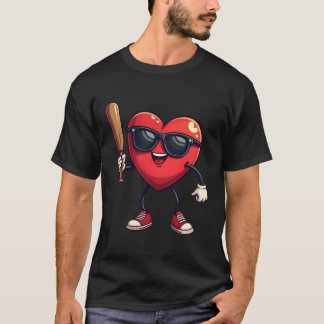 Funny Dabbing Heart-gåvor T Shirt