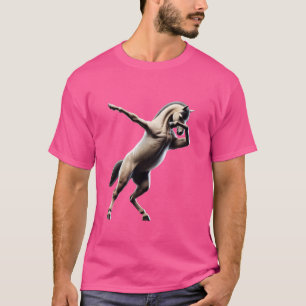 Funny Dabbing Horse Coola Dab Roligt Animal Lover T Shirt
