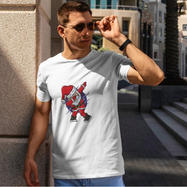 Funny Dabbing Jultomten T Shirt (Skapare uppladdad)