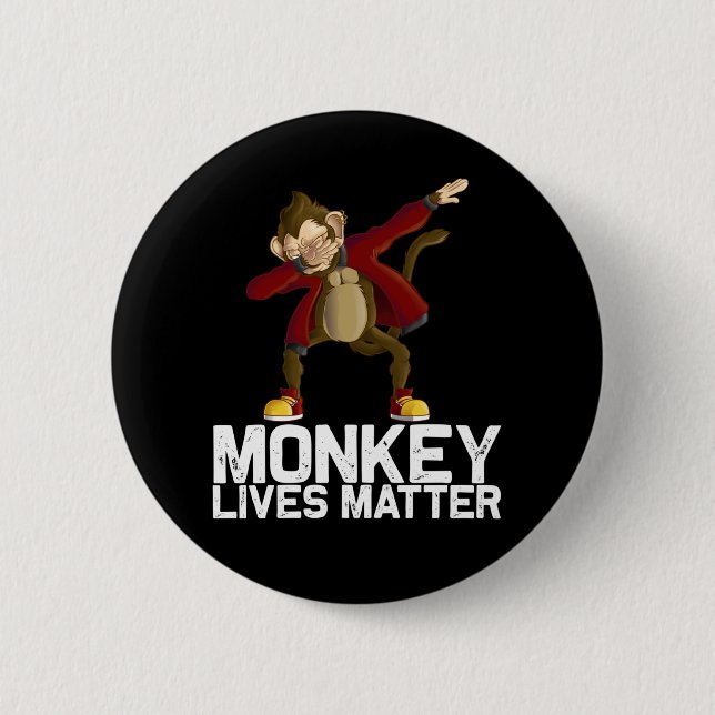 Funny Dabbing Monkey Knapp (Framsida)