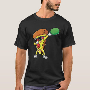Funny Dabbing Pizza Dab Italia Food Boys Manar Him T Shirt