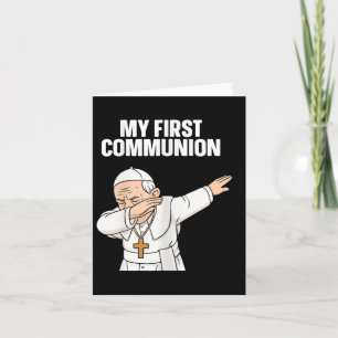 Funny Dabbing Pope Min första kommunfullmäktige Te Kort