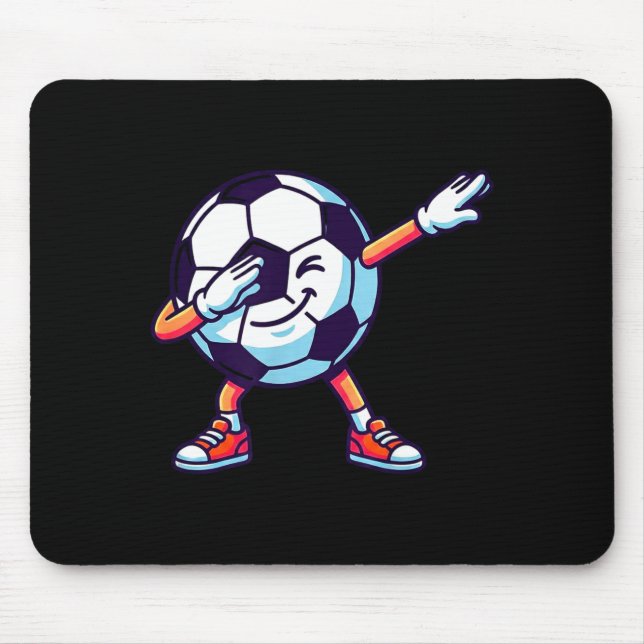 Funny Dabbing Soccer Ball Cartoon Srt Gift Kids Bo Musmatta (Framsidan)