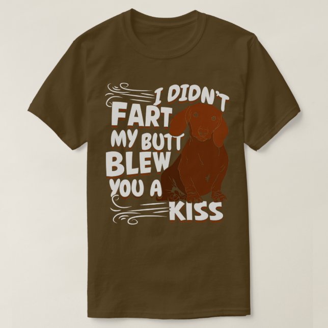 Funny Dachshund Hund älskare Gift T Shirt (Design framsida)