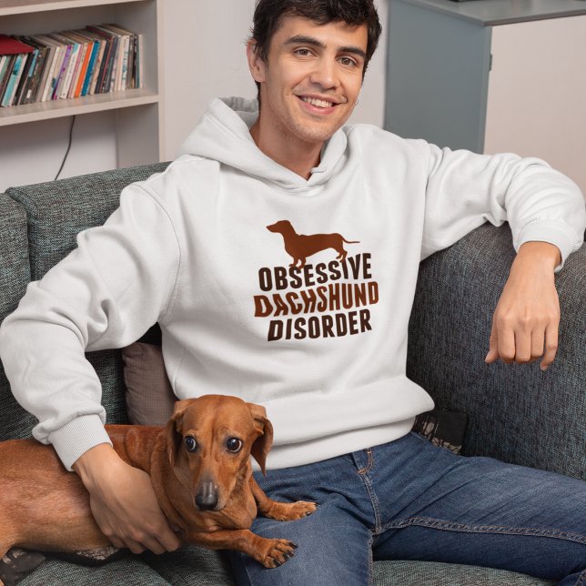 Funny Dachshund Hund älskare Hoodie (Skapare uppladdad)