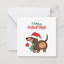 Funny Dachshund Hund Cute God jul