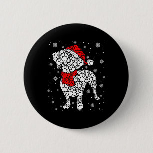 Funny Dachshund Hund Tassar Santa Hat jul Julafton Knapp