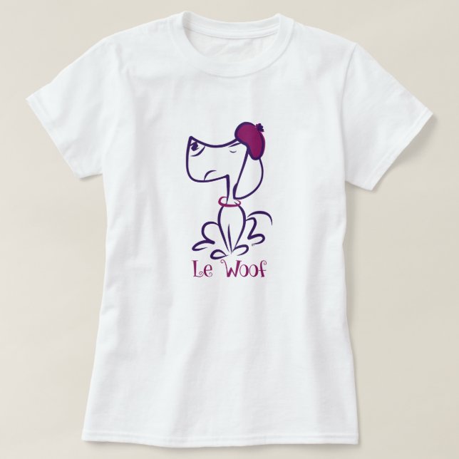 Funny Dachshund T-Shirt (Design framsida)