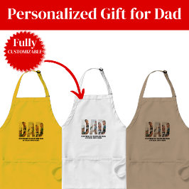 Funny Dad Apron Gift for Dad Förkläde