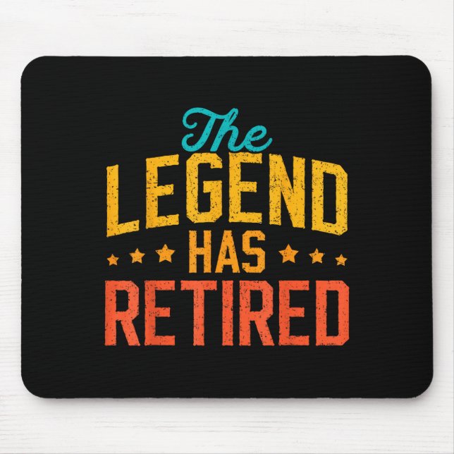 Funny Dad Grandpa Retirement The Legend Has Retire Musmatta (Framsidan)