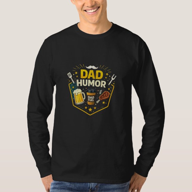 Funny Dad Humor Graphic – Cool Dad BBQ Beer Coffee T Shirt (Framsida)