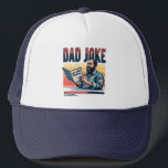 Funny Dad Joke Retro Humor Vintage Aesthetic Keps<br><div class="desc">This retro-inspired design captures the essence of classic dad humor with a bearded father figure deeply engrossed in his "Dad Joke Manual, " preparing for his next pun-filled moment. The bold vintage typography and sunset-striped backdrop give it a nostalgic aesthetic, blending a 70s western feel with a touch of rugged...</div>