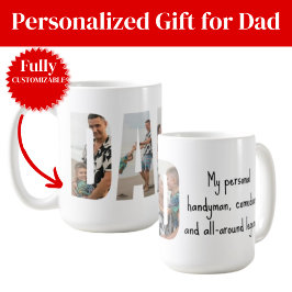 Funny Dad Mug – Handyman, Comedian & Legend Kaffemugg