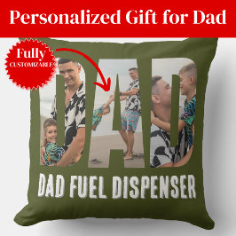 Funny Dad Throw Pillow Kudde