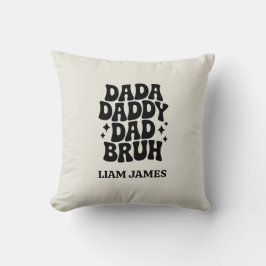 Funny Dada pappa Pappa Bruh Fars dag-gåva till pap Kudde