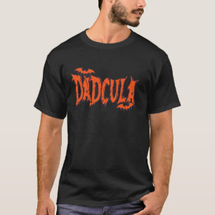 Funny Dadcula Halloween Pappa Costume Fladdermus V T Shirt