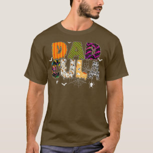 Funny Dadcula Halloween Pappa Costume Spindelnät T Shirt