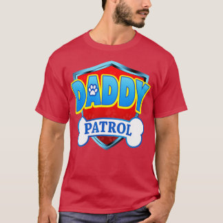 Funny DADDY Patrol Hund Mamma Pappa För manar kvin T Shirt