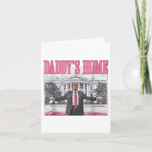 Funny Daddys Home Trump Rosa 2024 Ta America Bac Kort
