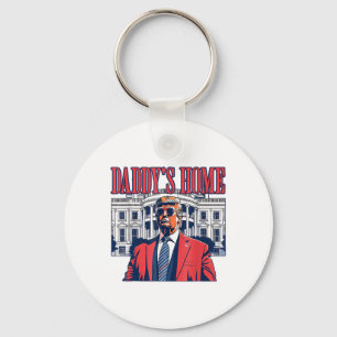 Funny Daddys Home Trump Rosa 2024 Ta America Bac Nyckelring