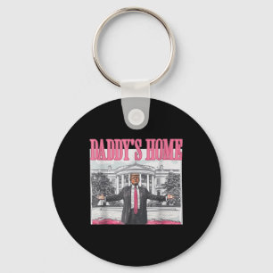 Funny Daddys Home Trump Rosa 2024 Ta America Bac Nyckelring
