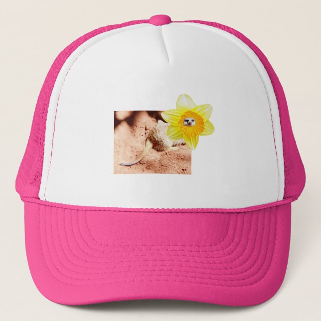 Funny Daffodil Meerkat Keps (Framsida)