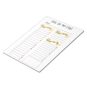 Funny daglig planerare, Motivational to do-lista Anteckningsblock
