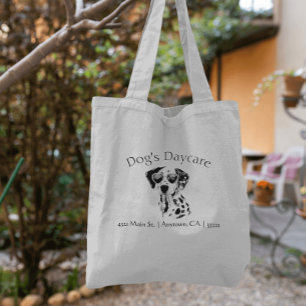 Funny Dalmatian Hund Business Tygkasse