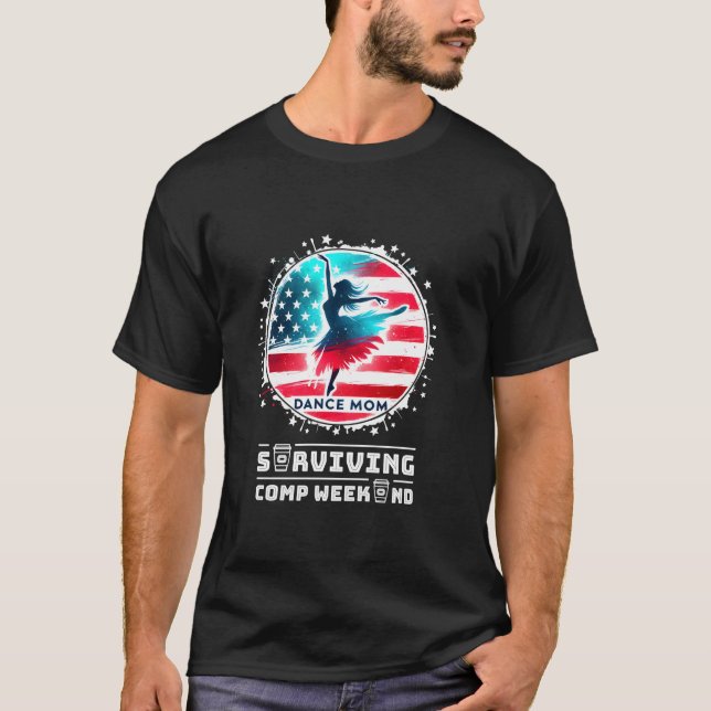Funny Dance Mamma Helg Coffee Dance Comps Mor T Shirt (Framsida)