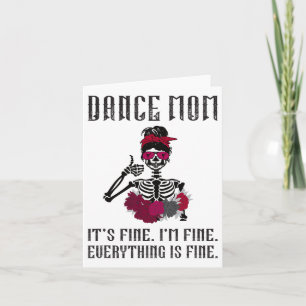 Funny Dance Mamma som dansar Mor i en dansare Mamm Kort